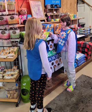 We have our Girl Scouts here today to sell some scrumptious cookies. These young entrepreneurs are working hard to earn their trip to Lake Tobias and a special camping trip this fall. They are developing skills in marketing, inventory tracking, customer service, and how to work as a team toward common goals. Thank you to those who have already purchased cookies to help this awesome troop. ❤️🐾🍪 😊

**If you can't get here today, call (717) 232-3963 or  text your order to (717) 418-9885 and we will hold them for you. $6 each

#girlscoutcoookies #supportyounggirls #supportgirlscouts #futurefemaleentrepreneur
